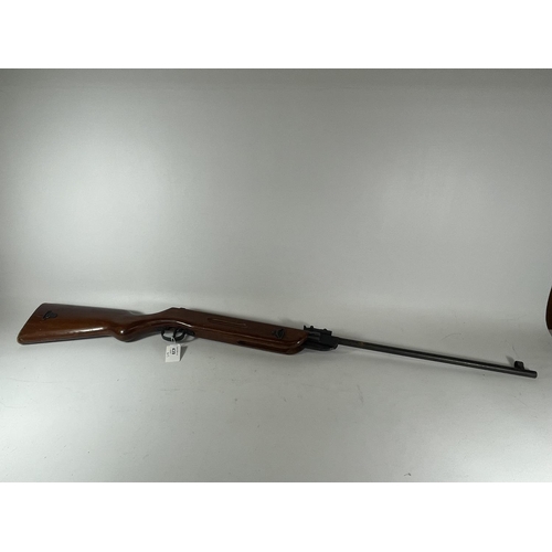 439 - A TIGER .22 CALIBRE AIR RIFLE, 48CM BARREL, LENGTH 109CM