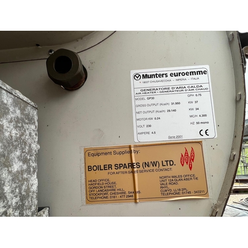 306 - A RECO EUROEMME  HEATER ON STAND    NO VAT