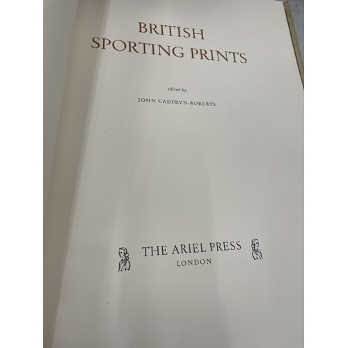 219 - A FOLDER BRITISH SPORTING PRINTS FOLDER