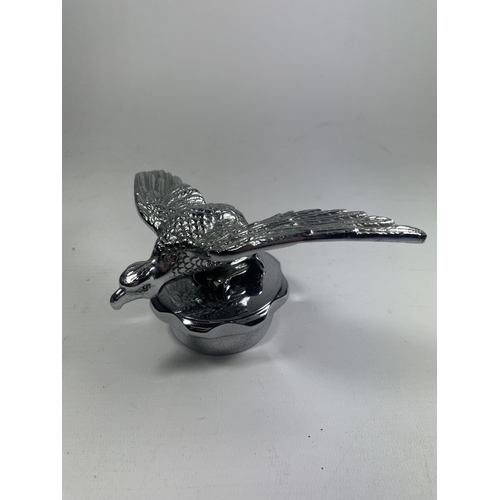 4 - A FORD FLYING QUAIL CAR MASCOT ON A RADIATOR CAP BASE