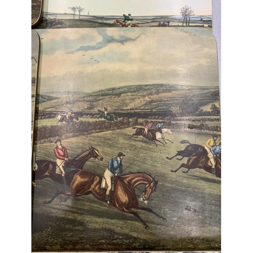 152 - A LARGE QUANTITY OF VINTAGE HUNTING RELATED PLACEMATS