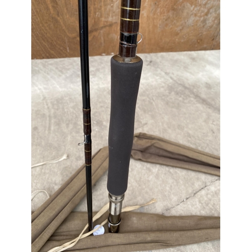 1748 - TWO FLY FISHING RODS CONSISTING OF AN ASTROBLACK 9'6