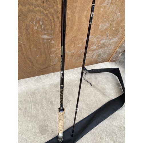 1748 - TWO FLY FISHING RODS CONSISTING OF AN ASTROBLACK 9'6