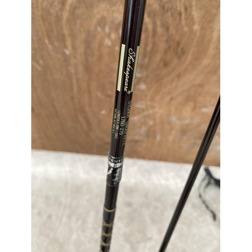 1748 - TWO FLY FISHING RODS CONSISTING OF AN ASTROBLACK 9'6