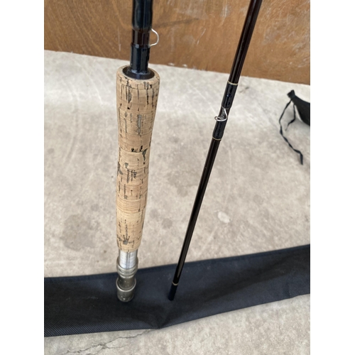 1748 - TWO FLY FISHING RODS CONSISTING OF AN ASTROBLACK 9'6