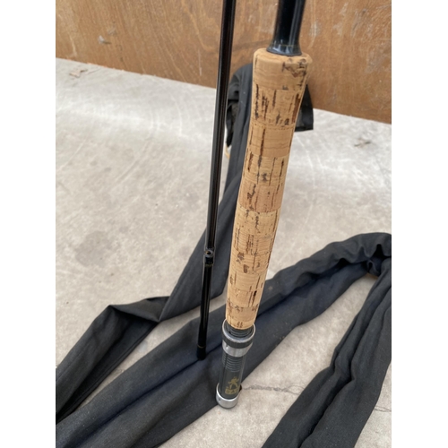 1750 - A DAM QUICKSILVER 11FT FLY FISHING ROD AFTMA 5-7