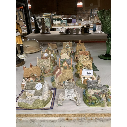 1120 - A LARGE QUANTITY OF LILLIPUT LANE COTTAGES TO INCLUDE 'NUTKIN COTTAGE', 'WATERSIDE MILL', ETC - 19 I... 