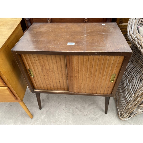 2991 - A MID 20TH CENTURY RECORD CABINET, 24