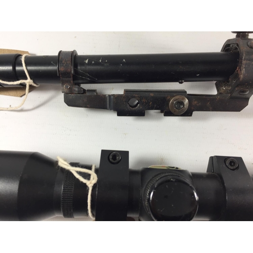 355A - AN SMK 4X32 TELESCOPIC SIGHT AND A DIANA SIGHT (2)