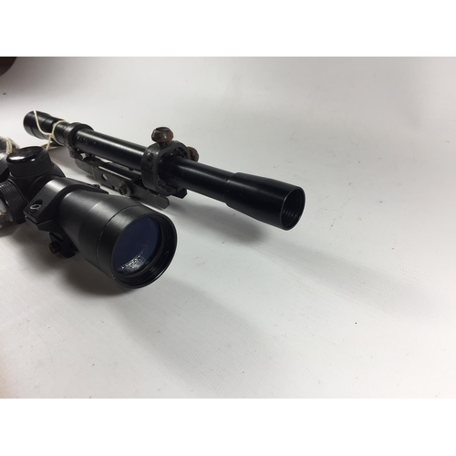 355A - AN SMK 4X32 TELESCOPIC SIGHT AND A DIANA SIGHT (2)