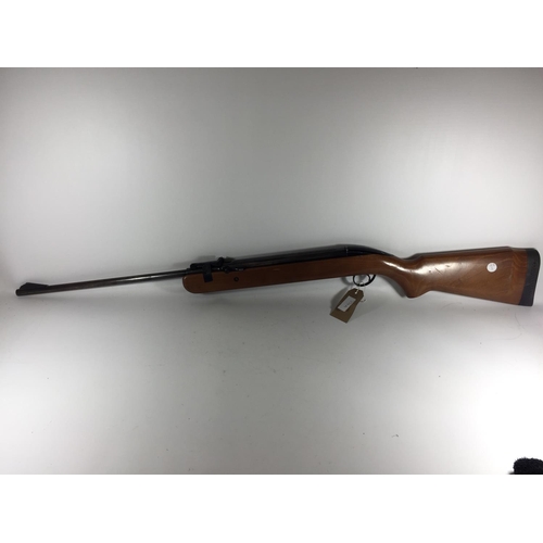 356A - A B.S.A. AIRSPORTER .22 CALIBRE AIR RIFLE, 47CM BARREL, COMPLETE WITH SLIP CASE