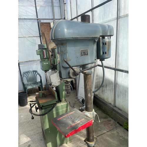 5 - A BOXFORD UNION PILLAR DRILL. THREE PHASE - NO VAT