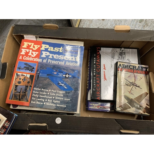 484 - A QUANTITY OF BOOKS ABOUT MILITARY PLANES AND PILOTS