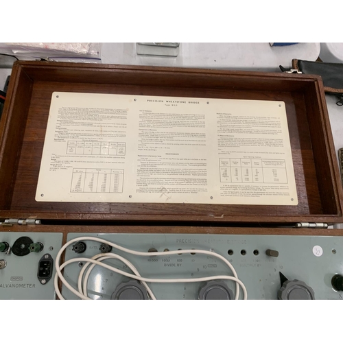 803 - A LARGE 'WHEATSTONE BRIDGE' RESISTOR METER