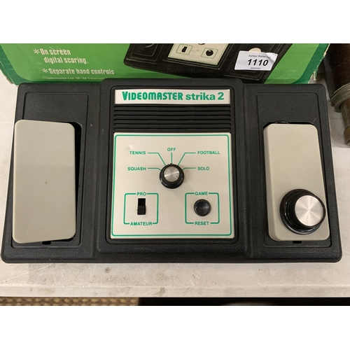 1110 - A VINTAGE VIDEOMASTER STRIKA 2 HOME TV GAME