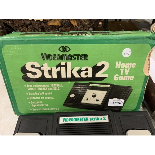 1110 - A VINTAGE VIDEOMASTER STRIKA 2 HOME TV GAME