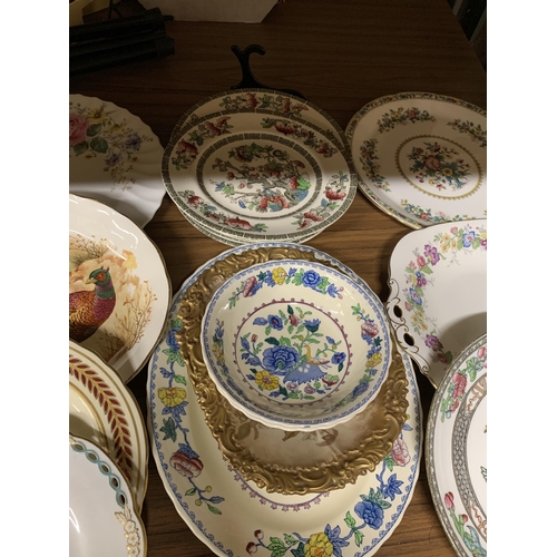 1177 - A LARGE QUANTITY OF COLLECTOR'S PLATES TO INCLUDE COALPORT, MASON'S, ROYAL DOULTON, JOHNSON BROS IND... 