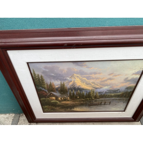 2062 - AN ASSORTMENT OF FRAMED PRINTS AND PICTURES