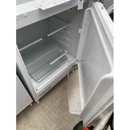 2078 - A WHITE INTERGRATED FRIDGE