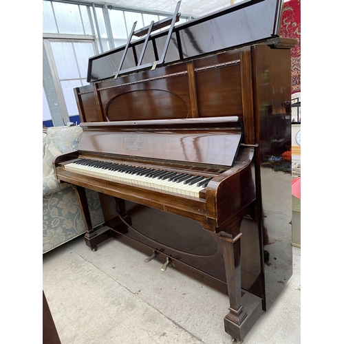 2841 - AN UPRIGHT OVERSTRUNG PIANO, CESTRIAN MODEL, HERBERT ELLIS, CHESTER