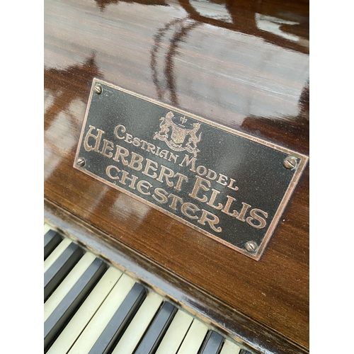 2841 - AN UPRIGHT OVERSTRUNG PIANO, CESTRIAN MODEL, HERBERT ELLIS, CHESTER