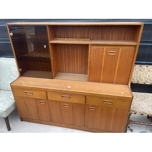 2900 - A RETRO TEAK EFFECT DISPLAY UNIT