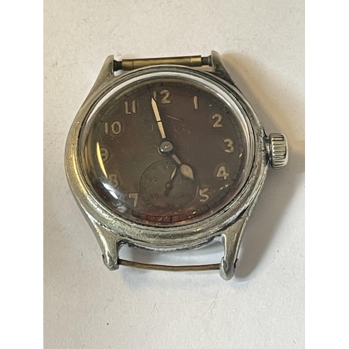 356 - A VIETNAM WAR BULOVA MILITARY ISSUE WRIST WATCH REFERENCE 144387 SEEN WORKING BUT NO WARRANTY