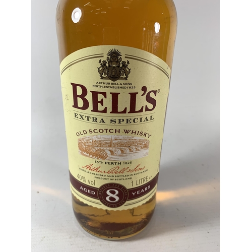 311 - 1 X 1L BOTTLE - BELL'S EXTRA SPECIAL AGED 8 YEARS OLD SCOTCH WHISKY