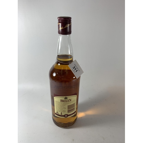 311 - 1 X 1L BOTTLE - BELL'S EXTRA SPECIAL AGED 8 YEARS OLD SCOTCH WHISKY