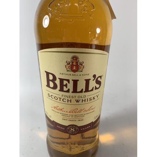 312 - 1 X 1L BOTTLE - BELL'S FINEST OLD AGED 8 YEARS OLD SCOTCH WHISKY