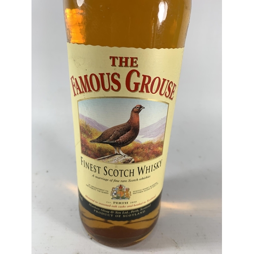 313 - 1 X 1L BOTTLE - THE FAMOUS GROUSE FINEST SCOTCH WHISKY