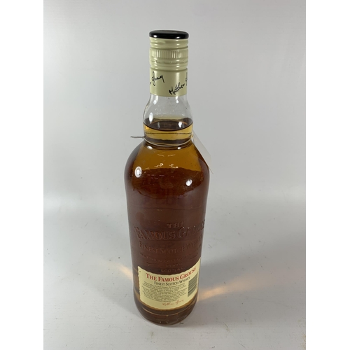 313 - 1 X 1L BOTTLE - THE FAMOUS GROUSE FINEST SCOTCH WHISKY