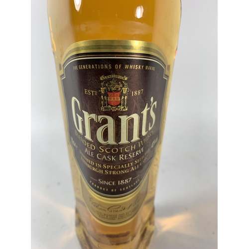 315 - 1 X 70L BOTTLE - GRANT'S ALE CASK RESERVE BLENDED SCOTCH WHISKY