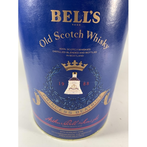 326 - 1 X BOXED 75CL BOTTLE - BELLS 1988 PRINCESS BEATRICE OLD SCOTCH WHISKY