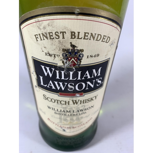 333 - 1 X 1L BOTTLE - WILLIAM LAWSON'S FINEST BLENDED SCOTCH WHISKY