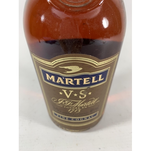 337 - 1 X 70CL BOTTLE - MARTELL VS FINE COGNAC