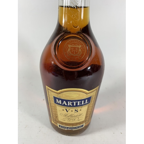 338 - 1 X 70CL BOTTLE - MARTELL VS FINE COGNAC