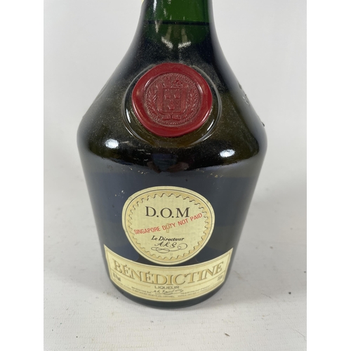 345 - 1 X 1L BOTTLE - D.O.M BENEDICTINE LIQUEUR