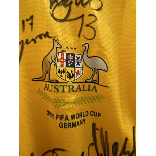 90 - A SIGNED AUSTRALIAN FIFA 2006 WORLD CUP, GERMANY SHIRT