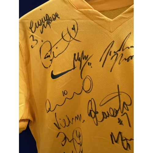 90 - A SIGNED AUSTRALIAN FIFA 2006 WORLD CUP, GERMANY SHIRT