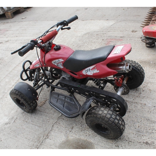 112 - A PETROL CHILDRENS SPEEDYR MIDI ATV QUAD BIKE NO VAT