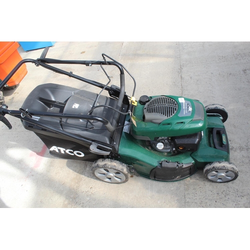 123A - UNUSED ATCO QUATTRO 19SH MOWER - NEW SHOP SOILED - PLUS VAT