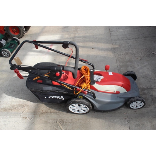 123B - UNUSED COBRA ELECTRIC MOWER - NEW SHOP SOILED - PLUS VAT