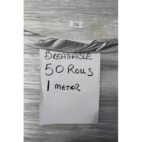 133 - 54 ROLLS BREATHABLE FELT - NO VAT