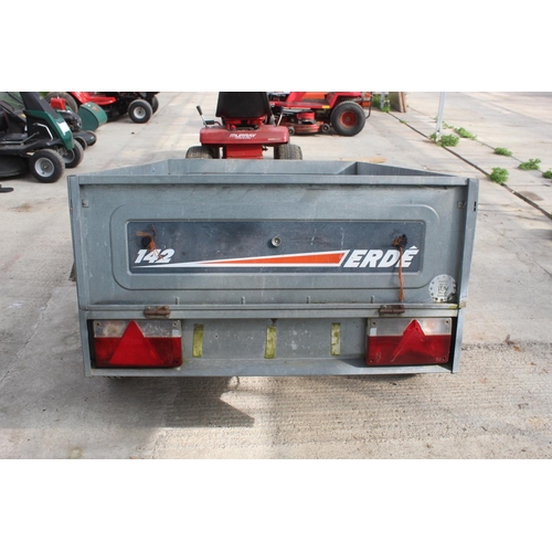 145 - ERDE 142 CAR TRAILER NO VAT