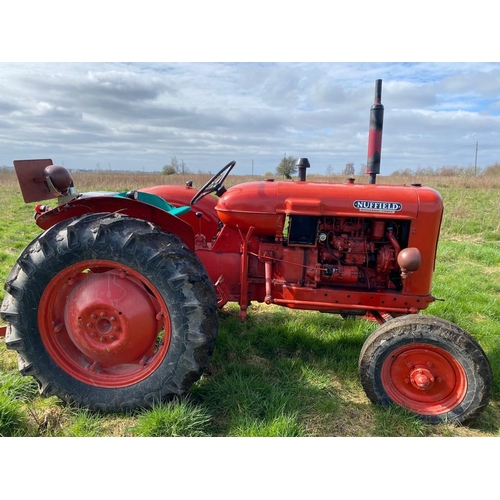 185 - A NUFFIELD UNIVERSAL THREE TRACTOR IN GOOD ORDER RECENT REBUILD, 4 NEW TYRES, RE-CON STARTER, DYNAMO... 