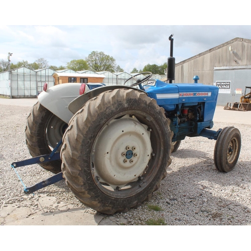 186 - A FORD 4000 TRACTOR RECENT OVERHAUL TO INCLUDE FULL ENGINE REBUILD, NEW CLUTCH, NEW STARTER, DONE 56... 