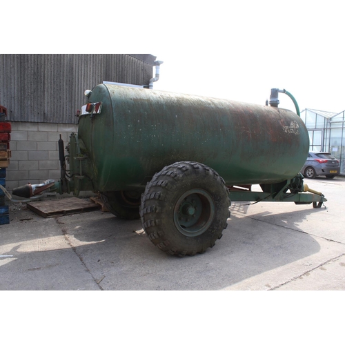 210 - WESTON 320 SUPER SINGLE AXLE VACUUM TANK WITH PTO NO VAT