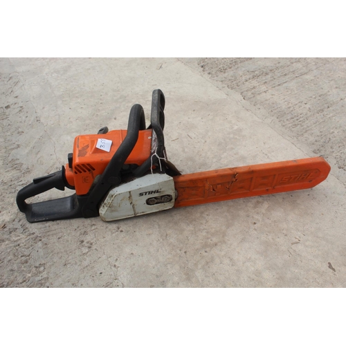 355 - STIHL CHAINSAW MS180 - WORKING -  NO VAT