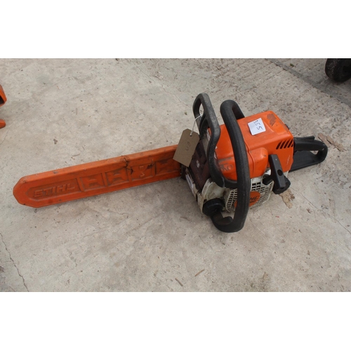 355 - STIHL CHAINSAW MS180 - WORKING -  NO VAT